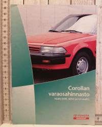 Corolla varaosahinnasto,mallit EE90,AE92(ei GT-mallit)