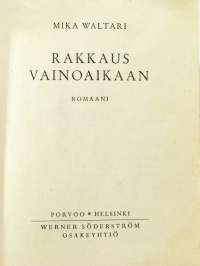Rakkaus vainoaikaan