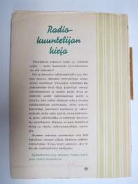 Radiokuuntelijan kirja - uutta mikrofonin maailmasta koti- ja ulkomailta