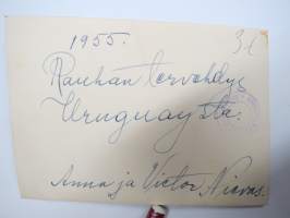 Anni &amp; Victor Nievas, Uruguay 1955, lähetystyössä -valokuva