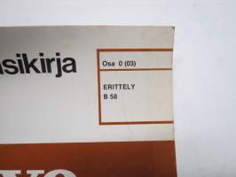 Volvo Linja-autot Korjaamokäsikirja osa 0 (03) Erittely B 58