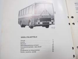 Volvo Linja-autot Korjaamokäsikirja osa 0 (03) Erittely B 58