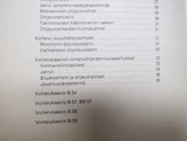 Volvo Linja-autot Korjaamokäsikirja osa 1 (12) Voitelu B 54, BB 57, B 58, B 59