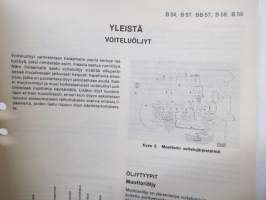 Volvo Linja-autot Korjaamokäsikirja osa 1 (12) Voitelu B 54, BB 57, B 58, B 59