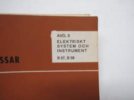 Volvo Bussar Verkstadshandbok Avd. 3 Elektrisk system och instrument B 57, B 58