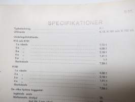 Volvo Bussar Verkstadshandbok Avd. 4 (43) Växellåda K1 B 57, B 58