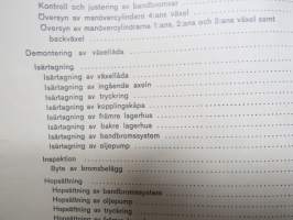 Volvo Bussar Verkstadshandbok Avd. 4 (43) Växellåda Wilson B 755, B 58