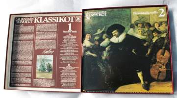 Lauantain toivotut klassikot -  8 LP-levyn kokoelma. 1975. 92 konserttimusiikin helmeä. Uudenveroinen! Katso esiintyjät ja kappaleet alta.