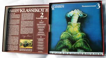 Lauantain toivotut klassikot -  8 LP-levyn kokoelma. 1975. 92 konserttimusiikin helmeä. Uudenveroinen! Katso esiintyjät ja kappaleet alta.