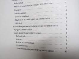 Volvo Kuorma-autot Huoltokäsikirja osa 8 (80) Maalaus  -korjaamokirjasarjan osa