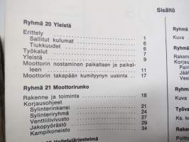 Volvo Kuorma-autot Huoltokäsikirja osa 2 Moottori D39C, F4 -korjaamokirjasarjan osa