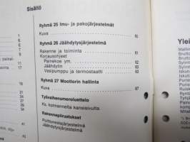 Volvo Kuorma-autot Huoltokäsikirja osa 2 Moottori D39C, F4 -korjaamokirjasarjan osa
