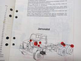 Volvo Kuorma-autot Huoltokäsikirja osa 3 (39) Sähkökytkentäkaaviot mallit N 7  nrosta 3021 lähtien, N 10 6697 lähtien, N 12 1577 lähtien -korjaamokirjasarjan osa