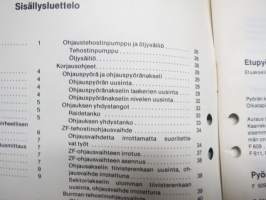 Volvo Kuorma-autot Huoltokäsikirja osa 6 Etuakselisto ja ohjauslaitteet F6 -korjaamokirjasarjan osa