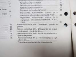 Volvo Kuorma-autot Huoltokäsikirja osa 6 Etuakselisto ja ohjauslaitteet F6 -korjaamokirjasarjan osa