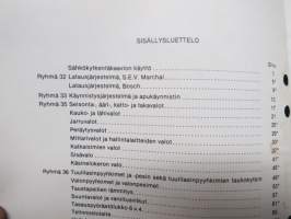 Volvo Kuorma-autot Huoltokäsikirja osa 6 Etuakselisto ja ohjauslaitteet F6 -korjaamokirjasarjan osa