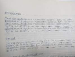 Volvo-BM T800A, T810, T814 traktori Korjaamokäsikirja