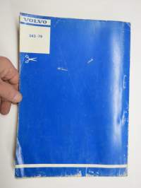Volvo 343 -1979 Parts Catalogue / Reservdelskatalog
