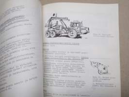 Volvo-BM Metsäkone 900 kaatonosturi, kaatopää korjaamokäsikirja