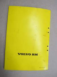 Volvo-BM Metsäkone 900 kaatonosturi, kaatopää korjaamokäsikirja