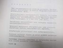 Volvo-BM Metsäkone 985 TVIGG Metsäkone korjaamokäsikirja