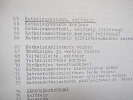Volvo-BM Metsäkone 985 TVIGG Metsäkone korjaamokäsikirja