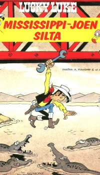 Lucky Luke Mississippi-joen silta (kirjastopoisto0