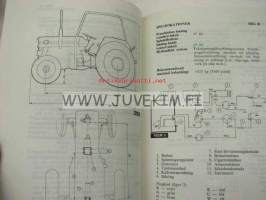 Massey Ferguson 148 Instruktionsbok + reservdelar -käyttöohjekirja + varaosakuvasto ruotsiksi