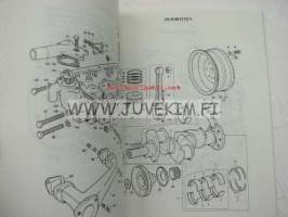 Massey Ferguson 148 Instruktionsbok + reservdelar -käyttöohjekirja + varaosakuvasto ruotsiksi