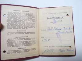 Salon kauppalan Säästöpankki - Säästökirja nr 14056