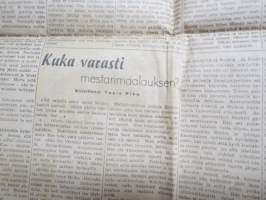 Yhteishyvä 20.12.1945, Osuuskauppaliikkeen asiakaslehti - Joulunumero, Amerikan paketti, Raul Roine - Lasilinna-satu, auringonpimennystä kuvaamassa, ym.