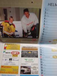 VG Hockey Team, Naantali - VG-62 Viikingit kalenteri, kuvissa junioreita + Fredrik Norrena, Sergei Zholtok, Mika Alatalo, Ed Jovanovski, Marko Kiprusoff, Joni Lius