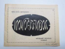 Monogrambok -kirjainten koristeompelumalleja