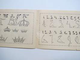 Monogrambok -kirjainten koristeompelumalleja