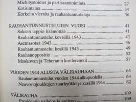 Asemasodasta katkeraan rauhaan