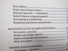 Asemasodasta katkeraan rauhaan