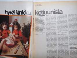 Avotakka 1972 nr 12, Sorsat Kesärannassa, Vuodesohvat, Jouluvihjeitä, Unohdetut museot, Nordsjö-laminaatti, Arabia Ruska-mainos, Lahden yli Tallinnaan, ym.