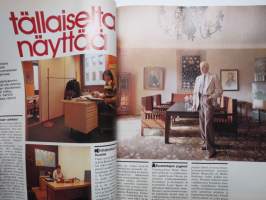 Avotakka 1976 nr 10, Anne Pohtamo &amp; Arto Hietanen, Näin on hyvä asua - talo Rintala Vihti, Työhuoneita, Ruokapöydät, 43 neliötä neljälle, ym.