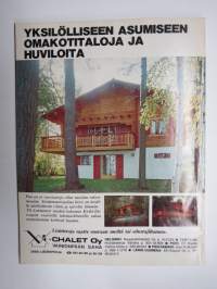 Avotakka 1976 nr 10, Anne Pohtamo &amp; Arto Hietanen, Näin on hyvä asua - talo Rintala Vihti, Työhuoneita, Ruokapöydät, 43 neliötä neljälle, ym.