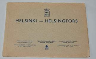 Helsinki - Helsingfors  - suoraan luonnosta värivalokuvattu