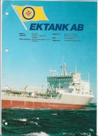 Ektank Ab m/t Eken   - esite 6 sivua 1980