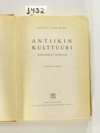 Antiikin kulttuuri tutkimuksen kohteena