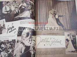 Elokuva-Aitta 1949 nr 15-16, Kansikuva Michel Auclair,  Ginger Rogers &amp; Fred Astaire, Alexis Smith, Jazzin hurmaa, Rosvo-roope, Walter &amp; John Huston, ym.