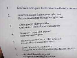 Erä kansioihin koottuja valokuvia Japanista, eri aiheita, yhteensä 7 siistiä kansiota, värikuvia