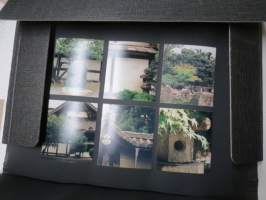 Erä kansioihin koottuja valokuvia Japanista, eri aiheita, yhteensä 7 siistiä kansiota, värikuvia