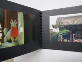 Erä kansioihin koottuja valokuvia Japanista, eri aiheita, yhteensä 7 siistiä kansiota, värikuvia