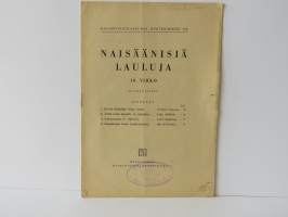 Naisäänisiä lauluja 16. vihko