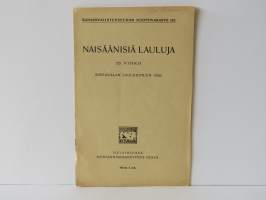 Naisäänisiä lauluja 25. vihko