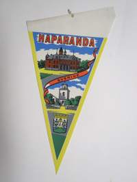 Haparanda (Haaparanta) Sverige -matkailuviiri / souvenier pennant