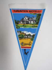 Espoo - Pitkäniitty - Turuntien Motelli - Lomayhtymä -matkailuviiri / souvenier pennant